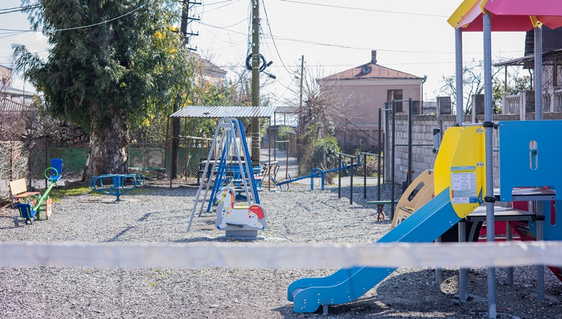 Еще одна обновленная детская площадка в Сухуме